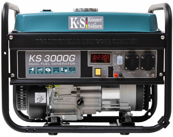 Генератор бензиново-газовий Konner&Sohnen KS 3000G
