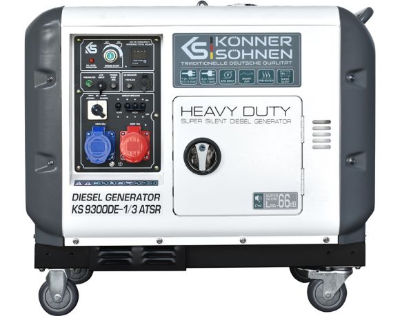 Генератор дизельний Konner&Sohnen KS 9300de-1/3 ATSR SUPER s (Euro V)